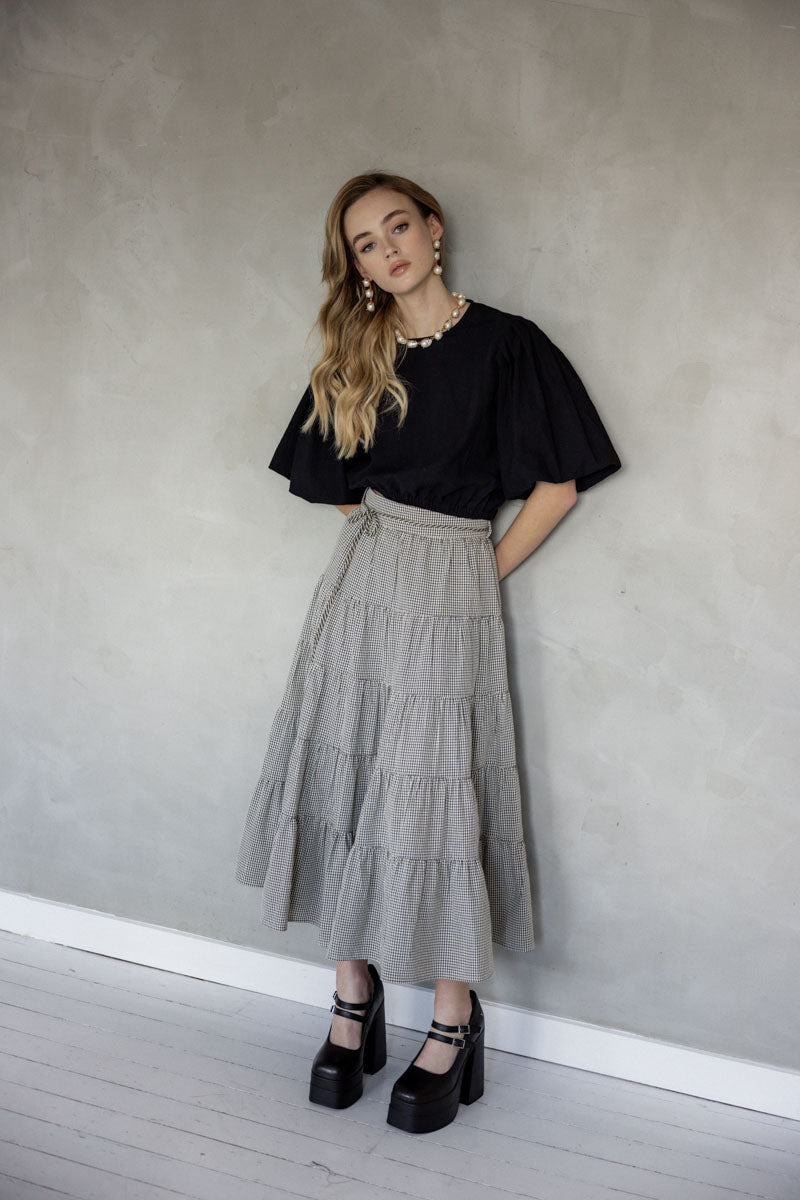 You and Me Midi Skirt Mazu NZ