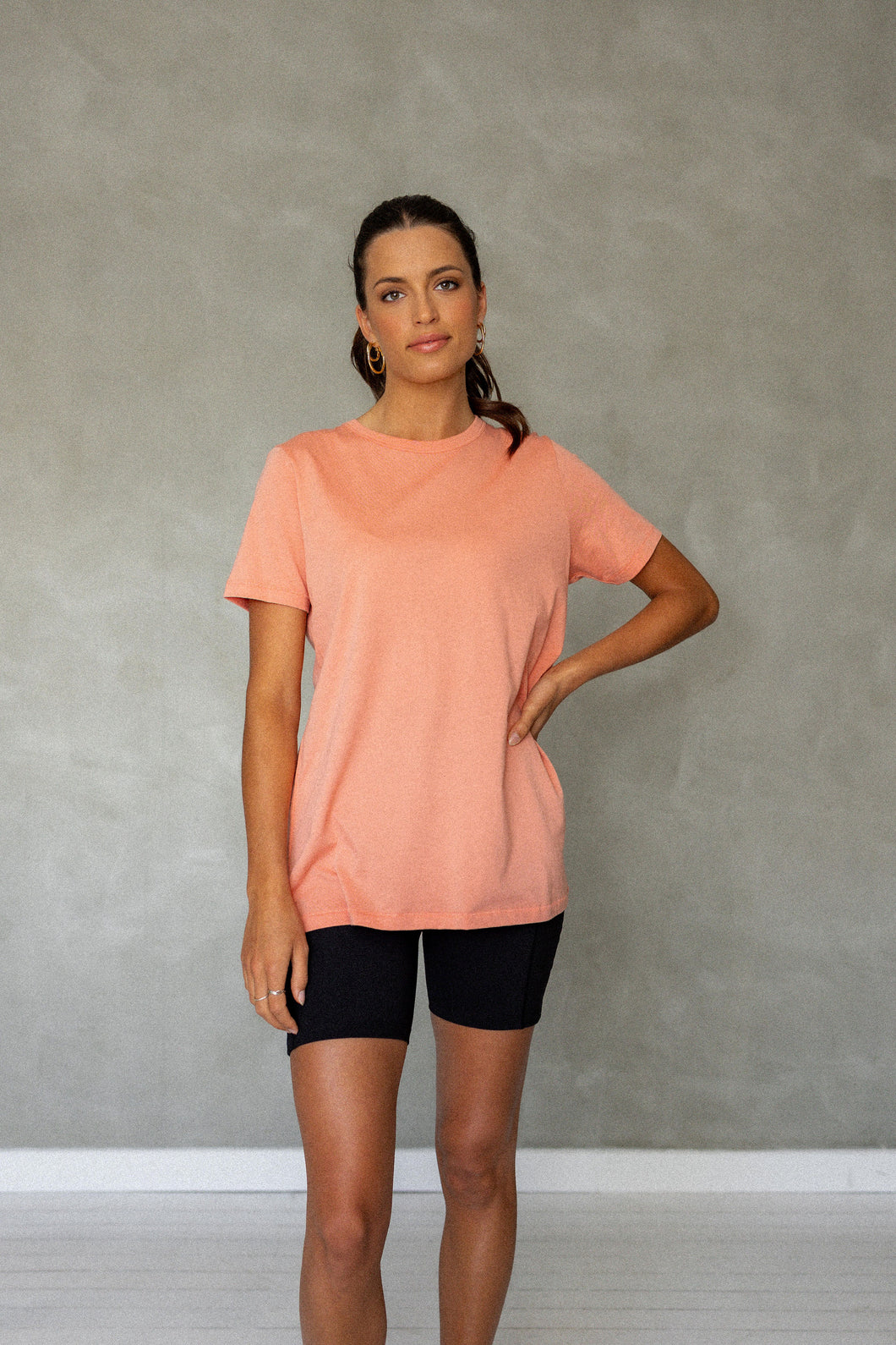 Embrace All s/s Tee in Burnt Coral