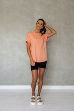 Load image into Gallery viewer, All You Need Cuff Tee in Burnt Coral
