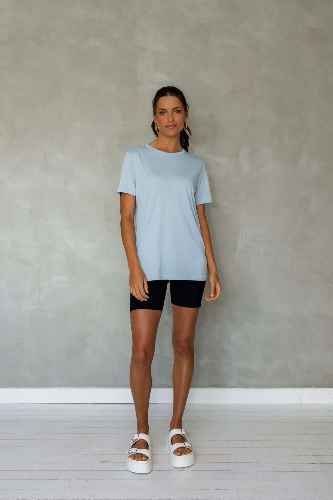 Embrace All s/s Tee in Cerulean