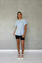 Load image into Gallery viewer, All You Need Cuff Tee in Cerulean
