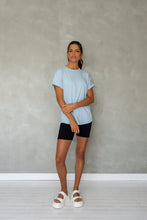 Load image into Gallery viewer, All You Need Cuff Tee in Cerulean
