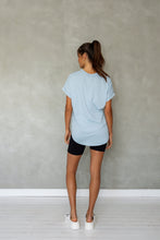 Load image into Gallery viewer, All You Need Cuff Tee in Cerulean
