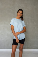 Load image into Gallery viewer, All You Need Cuff Tee in Cerulean
