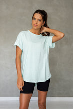 Load image into Gallery viewer, All You Need Cuff Tee in Beach Glass
