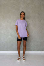 Load image into Gallery viewer, All You Need Cuff Tee in Purple Rose
