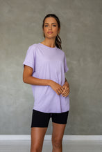 Load image into Gallery viewer, All You Need Cuff Tee in Purple Rose
