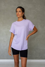 Load image into Gallery viewer, All You Need Cuff Tee in Purple Rose
