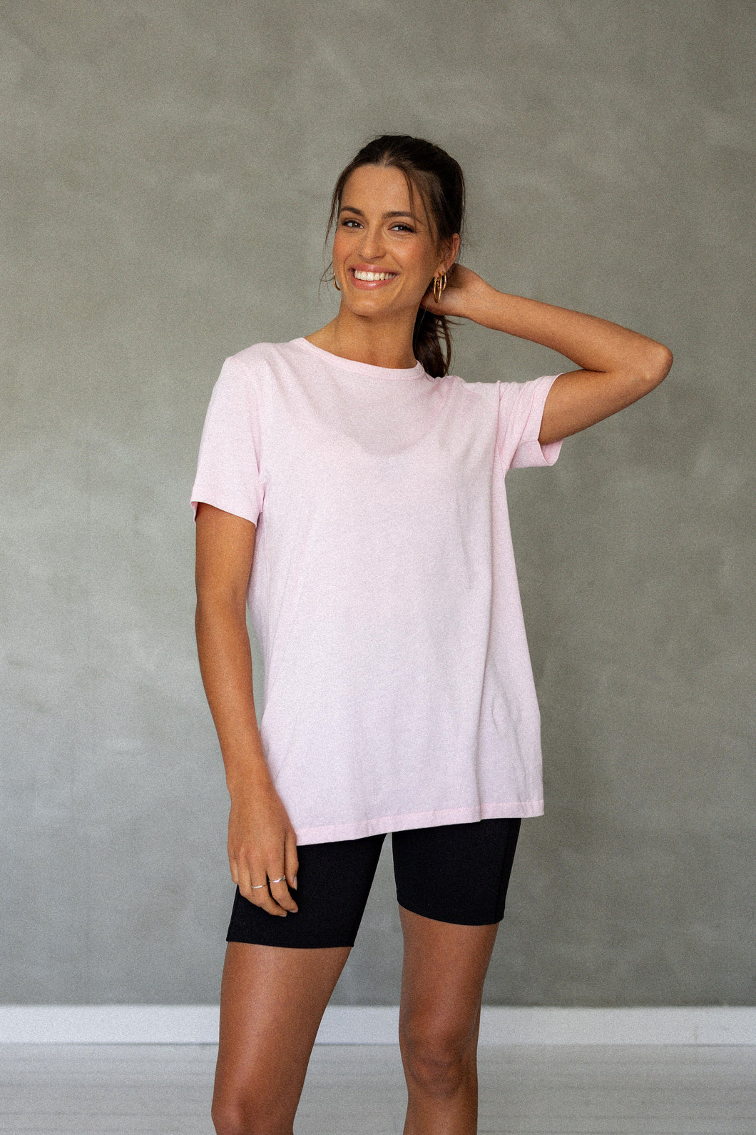 Embrace All s/s Tee in Roseate Spoonbill