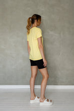 Load image into Gallery viewer, Before We Expire V-neck Tee in Sunshine
