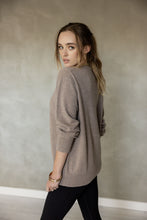 Load image into Gallery viewer, Ever Be Round Neck Sweater - Light Brown
