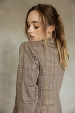 Load image into Gallery viewer, My Love Boyfriend Jacket - Brown/Navy/Black Plaid
