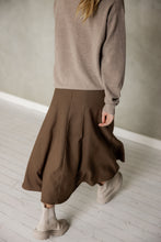 Load image into Gallery viewer, Hand In Mine Midi Skirt - Brown
