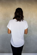 Load image into Gallery viewer, All You Need Cuff Tee in White
