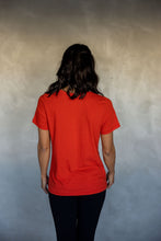 Load image into Gallery viewer, Before We Expire V-neck Tee in Fire Whirl
