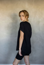 Load image into Gallery viewer, All You Need Cuff Tee in Black
