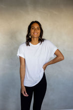 Load image into Gallery viewer, All You Need Cuff Tee in White
