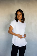 Load image into Gallery viewer, All You Need Cuff Tee in White
